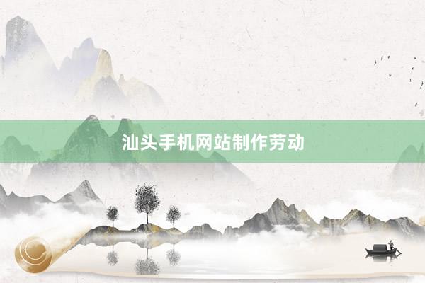 汕头手机网站制作劳动