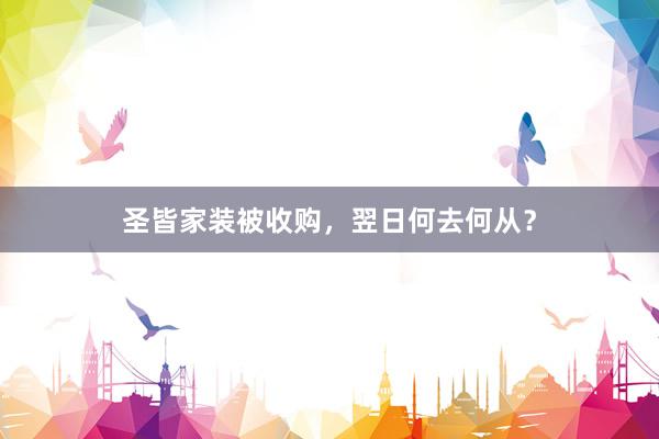 圣皆家装被收购，翌日何去何从？
